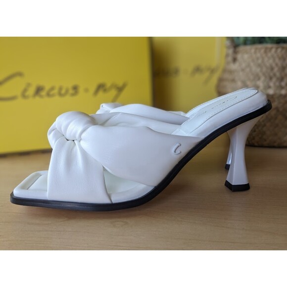 Circus by Sam Edelman Bright White Sim Sandals Women's 9.5 NIB - Picture 3 of 12